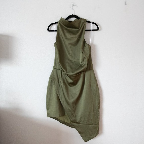 Elliatt Camo Satin Dress - Picture 2 of 4